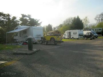 Touring caravan area