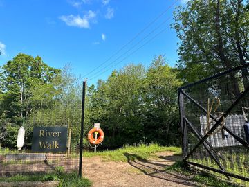 Access to riverside walks