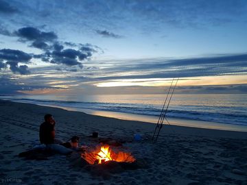 Bonfire on gentle annie beach