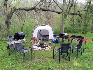 A primitive campground