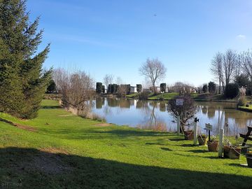 Overlooking the lake