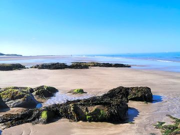 Beach just outside seahouses town.