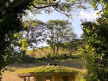 Our beautiful roundhouse/washup area