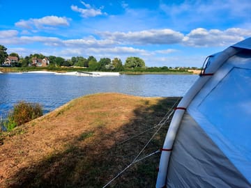 Lakeside camping