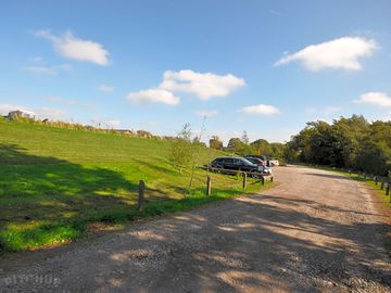 Road through the site