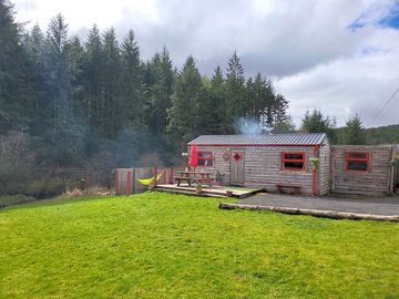 Exterior of the 2 bedroom lodge