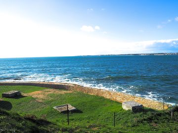 The sea as seen from the peninsula