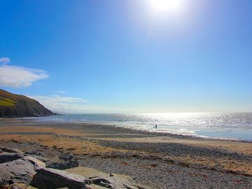 Clarach bay beach