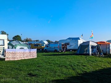 Flat and well-kept camping field
