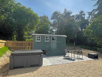 Shepherd's hut exterior