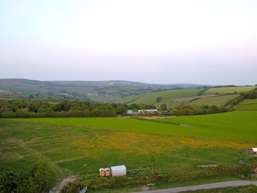 Aerial view of the site