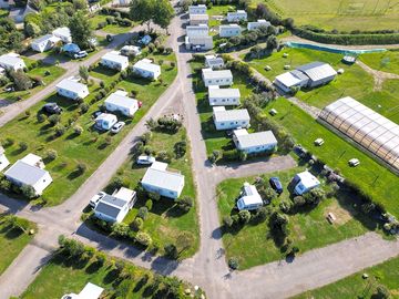 Aerial view of the site