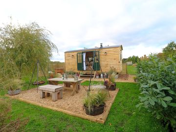 Beautifully set exterior view