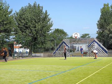 Sports courts on site