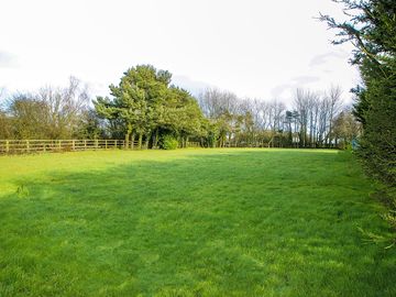 Plenty of space on the pitches field