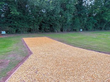 Well thought out hardstanding pitches for all weather staycations