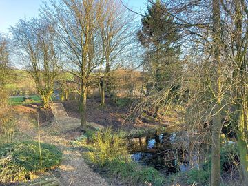 The relaxing walks around the ponds