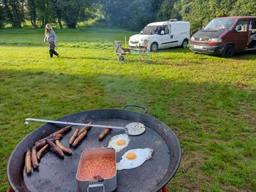 Breakfast in the fresh air