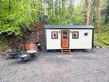 Shepherd's hut exterior