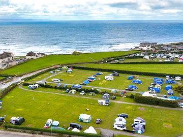 Tourer & Motorhome Electric Pitch on Grass Base