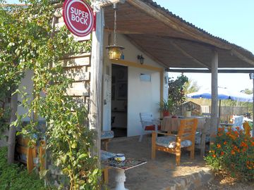 Terrace and bar