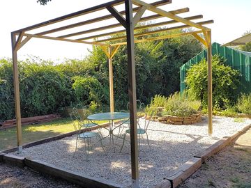 The new pergola