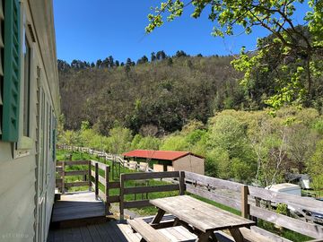 View from the caravan