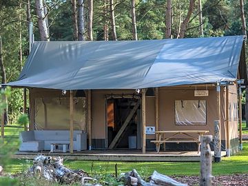 Safari tent exterior