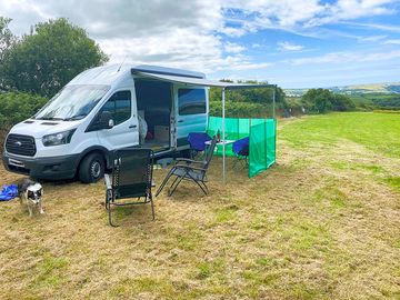 Caravan or motorhome pitch