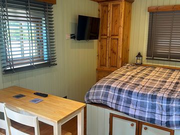 Bedroom and dining table