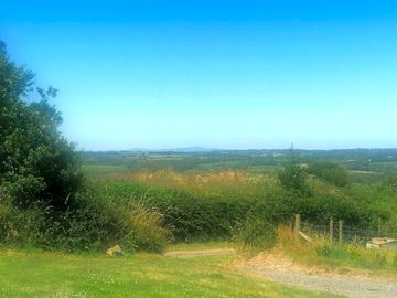 Views of the preseli hills from the farm