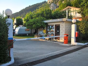 Entrance to the site