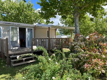 Mobile home 2 chambres avec télévision et climatisation