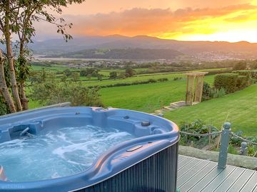 Visitor image of the sunset from the hot tub