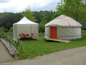 Yurt outside view