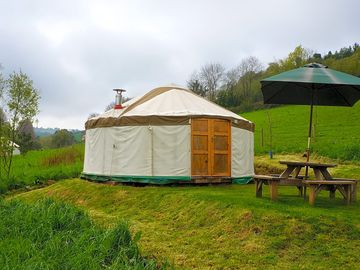 Willow yurt