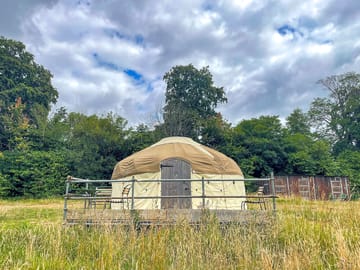 Large yurt exterior
