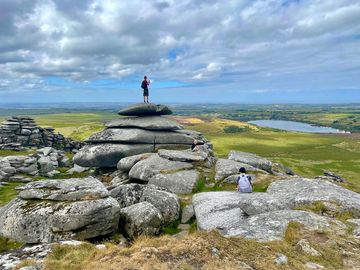 View from roughtor, bodmin moor