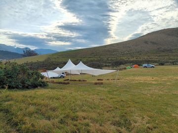 Communal tent for shade