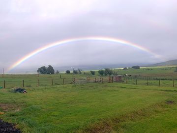 Rainbow view from the site