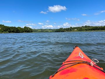 Kayaking on the river tamar