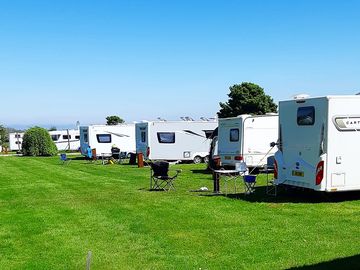 Caravans on site