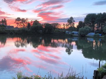 Another beautiful sunset over carp lake