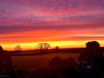 Early easter sunrise
