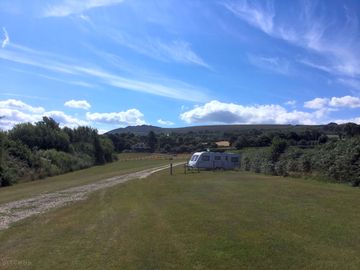 Pitches with mountain views