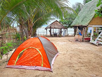 Pitch up on the beach