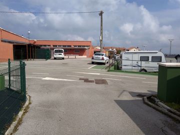 The entrance to the site