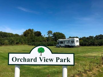 Campsite sign