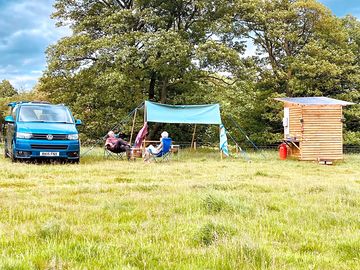 Camper van en-suite pitch