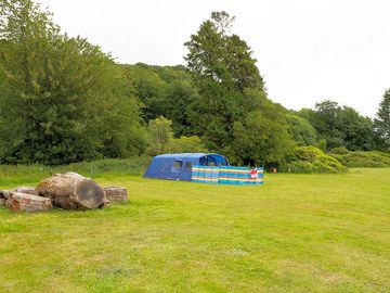 Grass tent or motorhome pitches with electric hook-up